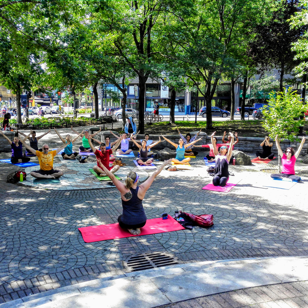 YOGA IN THE PARK